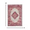 Homeroots 8 x 10 ft. Ivory & Fuchsia Distressed Area Rug 385326 - alternate 2
